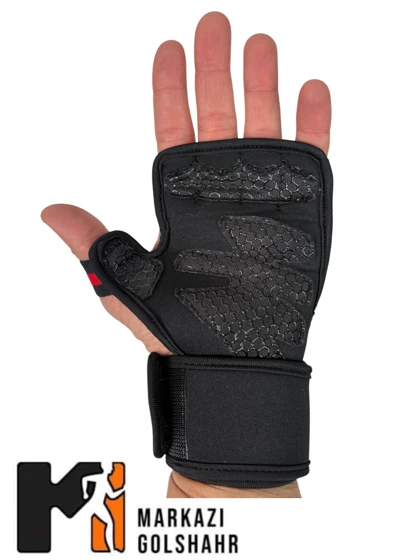 دستکش بدنسازی با مچ‌بند کد Y-11