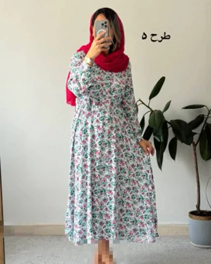 پیراهن ساحلی گل دخت 1