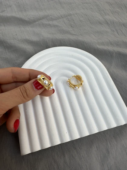 گوشواره درباری طلایی