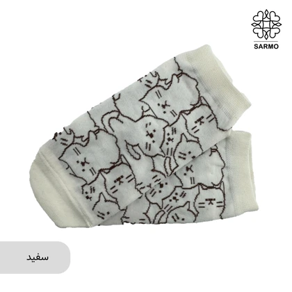جوراب طرح گربه مچی