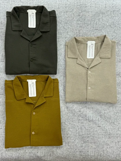 پیراهن جلو دکمه مردانه سامیار