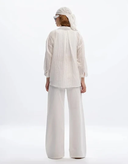 یقه شکاری راه راه