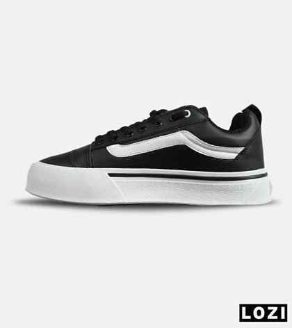 کفش اسنیکرزمردانه زنانه مشکی سفید VANS مدل 8072