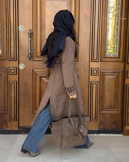 ترنچ کت زنانه جیر ناتالی