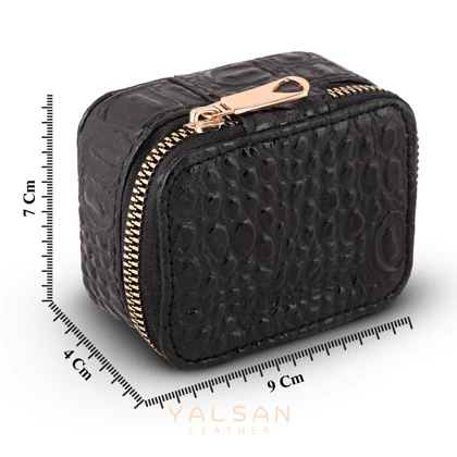 کیف جواهرات چرم یلسان مدل آسا کد 146-GAN