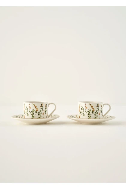 فنجان چای دو نفره Bella Maison مدل Gardenia پرسلان - چندرنگ