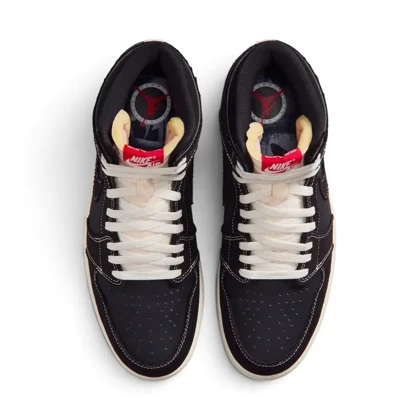 کتانی ویتنامی نایک ایر جردن ساق‌دار فایت کلاب مشکی قرمزNike Air Jordan 1 Retro High OG Flight Club