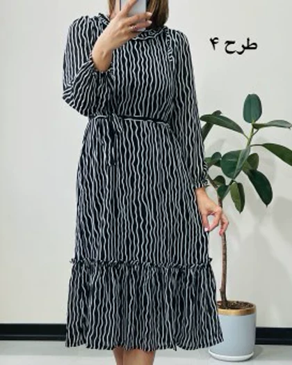 پیراهن حریر پارمین