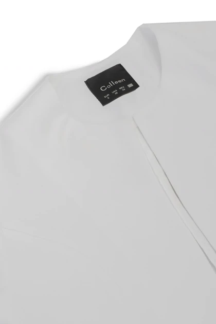 کت کرپ سفید - 2138