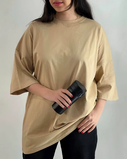 تیشرت لانگ ساده کد 4832