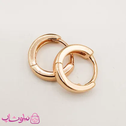 گوشواره زنانه حلقه‌ای ساده ژوپینگ
