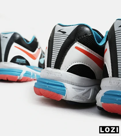 کفش کتانی بزرگ پا مشکی آبی قرمز BROOKS adrenaline gts 22