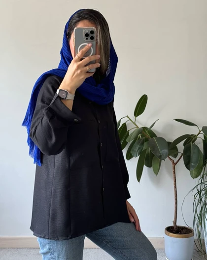 مانتو مشکی یسنا