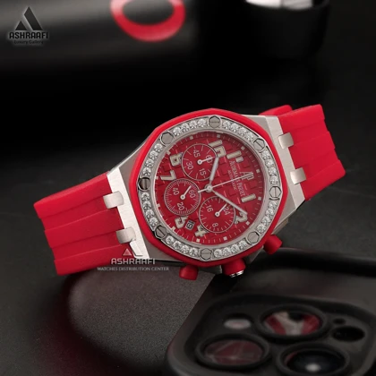 ساعت زنانه‌ای پی قرمز Audemars Piguet 79953-RS