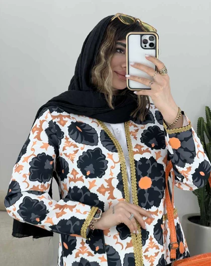 کت مزونی نوار دوزی شده(61)کد3429