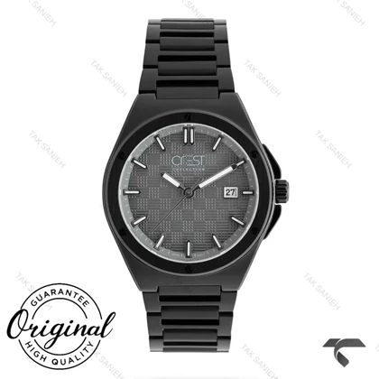 ساعت کرست مردانه 6328-4 صفحه طوسی Crest-11017-G