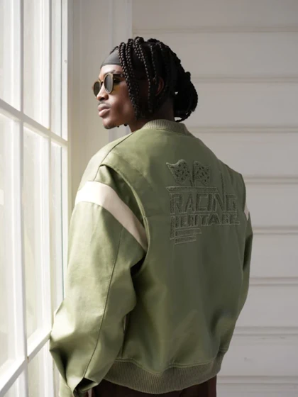 کاپشن مردانه خلبانی تیکه دوزیmc