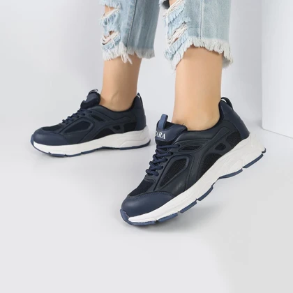 کفش و کتانی زنانه و دخترانه مدل زارا ZARA رنگ سرمه ای کد M956