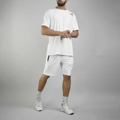 ست تیشرت و شلوارک اسپرت آدیداس مدل Mub-3040 سفید