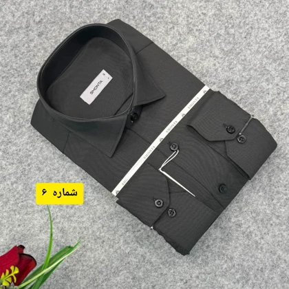 پیراهن ساده تک‌رنگ قواره کلاسیک استین بلند_ پارچه فلورا درجه یک