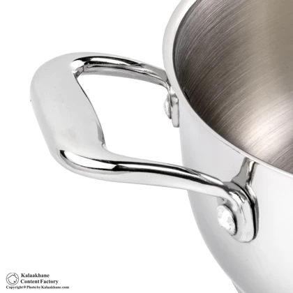 تابه دو دسته استیل سایز 24 KZP کد 5006