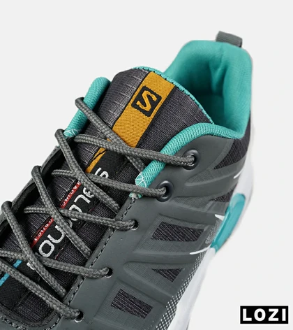 کفش کتانی طوسی آبی سفید مردانه و زنانه Salomon XT-Slate Advanced مدل 7606