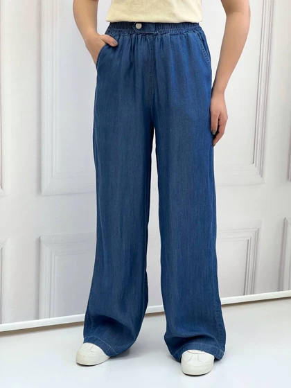 شلوار جین کاغذی بگ کد 3764