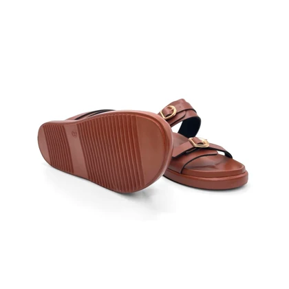 کفش صندل زنانه مدل زارا sandal - 0065_Cognac