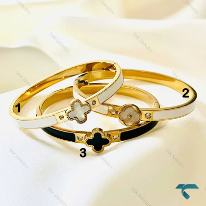 دستبند ونکلیف طلایی VanCleef-8521-L