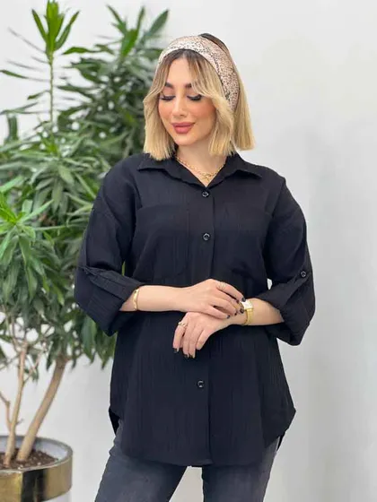 شومیز کراش دو جیب