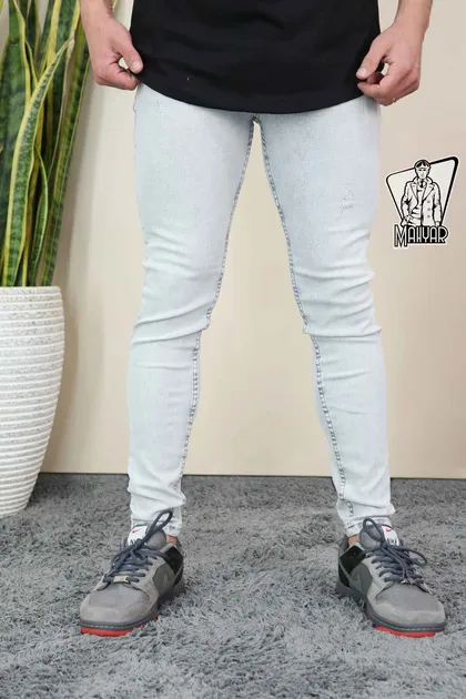 شلوار جین طوسی روشن ZARA