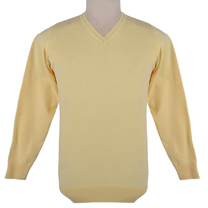 پلیور بافت مردانه یقه هفت لیمویی