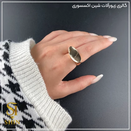 انگشتر زنانه ابکاری نقره کد az32