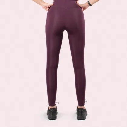 لگ اسلیم افکت پوش آپ بیسیک بادمجانی - Agi Slim Effect Leggings Mürdüm