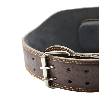 کمربند بدنسازی روگ عرض سگک 6cm مدل ELM- 403A390 سگکی قهوه ای روشن