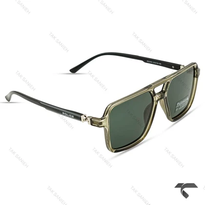 عینک آفتابی پلیس RE2593-5 مردانه دسته 360 درجه پلاریزه سبز Police-10016-G