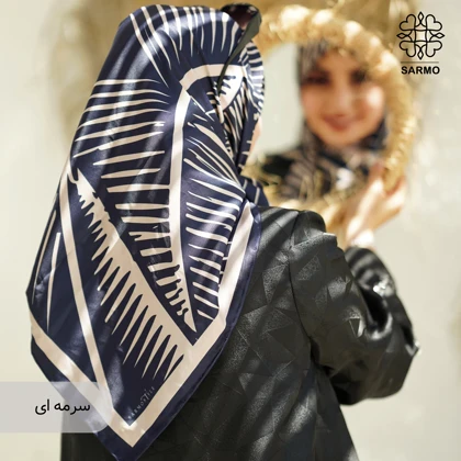 روسری ابریشم توییل پالمیرا