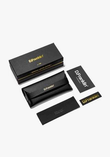 عینک آفتابی دی فرانکلین مدل D.franklin Bermuda Shiny Black / Smoke