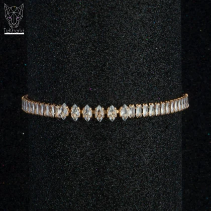 دستبند تنیس الماس لاکچری ژوپینگ