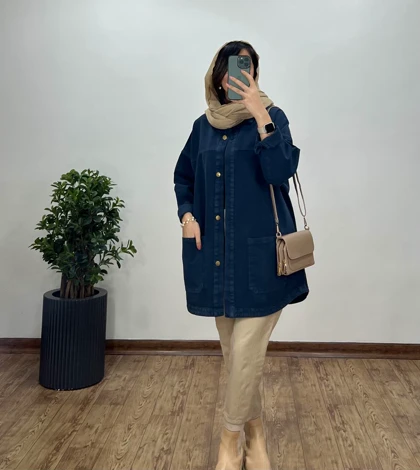 کت جین بلند رنگی کیمیا 1(ایراد دار)
