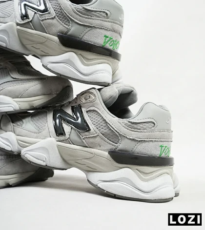 کفش کتانی مردانه طوسی روشن NEW BALANCE 9060