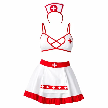 کاستوم پرستاری فانتزی دو تکه برند مایلا کد 8012