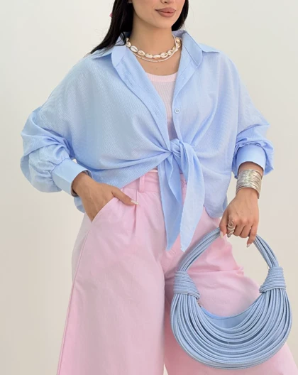 شومیز نیلا(34)کد:5716