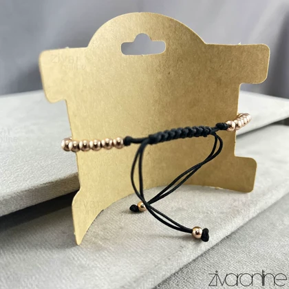 دستبند مدل ببری نگین‌دار 40214