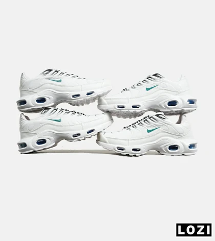 کفش کتانی مردانه و زنانه سفید آبی NIKE AirMax Plus TN Ultra