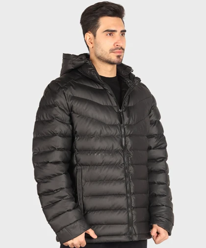 کاپشن مردانه ساده پف دار 6018