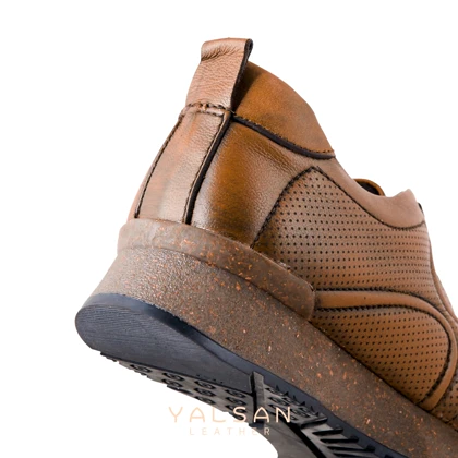 کفش روزمره زنانه چرم یلسان مدل ناتاشا کد 632-GN