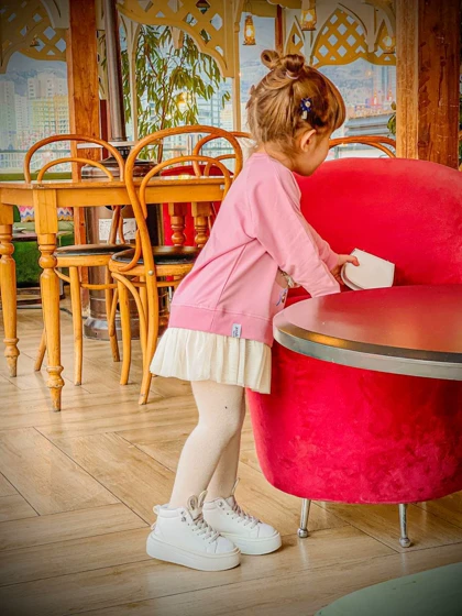 پیراهن لبه تور دار فرشته