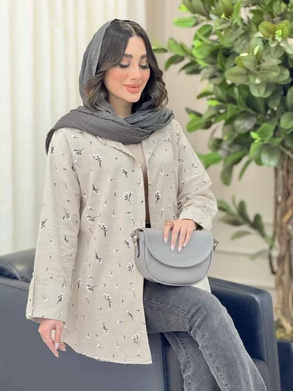 شومیز تک جیب پشت پیله