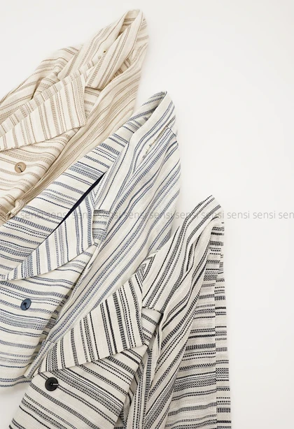 کت راه راه کنفی کد1005304